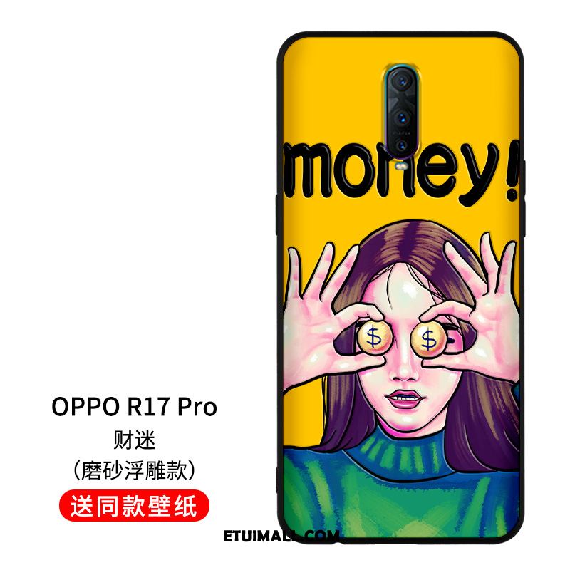 Etui Oppo R17 Pro Żółty Kreskówka Miękki Piękny Ochraniacz Pokrowce Kup