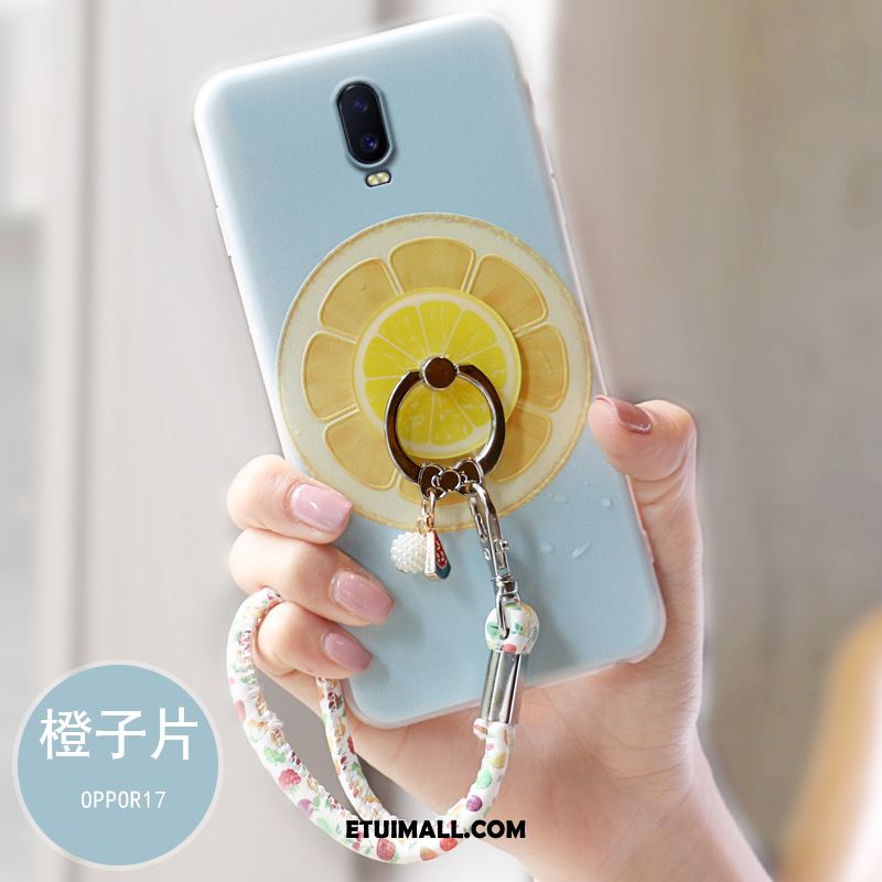 Etui Oppo R17 Silikonowe Telefon Komórkowy Ochraniacz Miękki Żółty Pokrowce Sprzedam