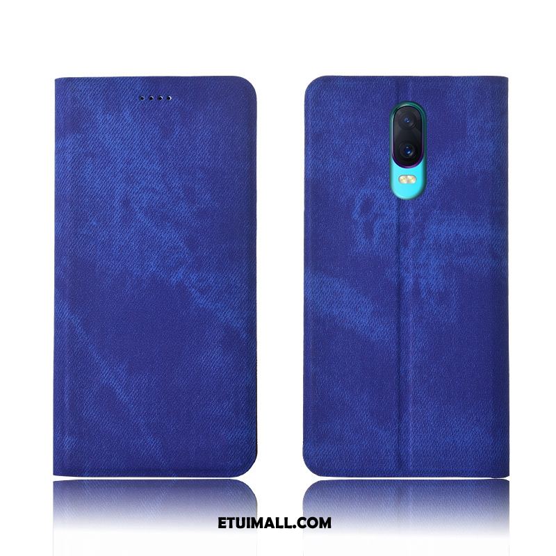 Etui Oppo R17 Skórzany Futerał Anti-fall Niebieski Klapa All Inclusive Futerał Tanie