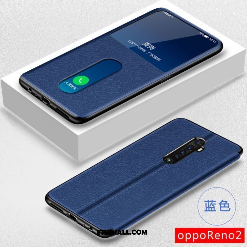 Etui Oppo Reno 2 All Inclusive Czarny Ochraniacz Telefon Komórkowy Skórzany Futerał Futerał Kupię