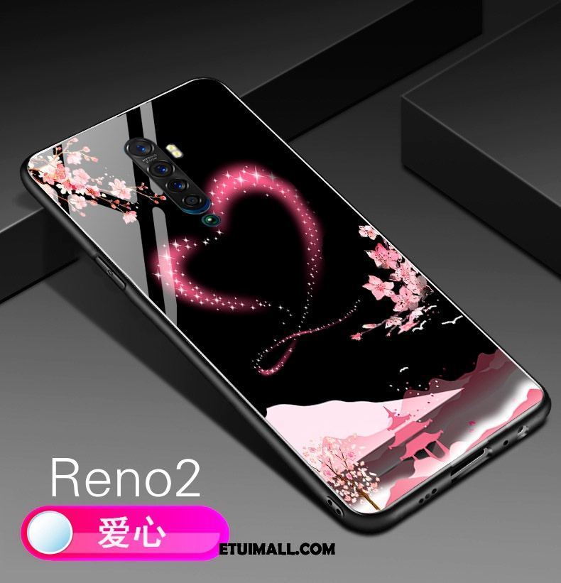 Etui Oppo Reno 2 Anti-fall Szkło Hartowane Silikonowe Telefon Komórkowy Miękki Futerał Tanie