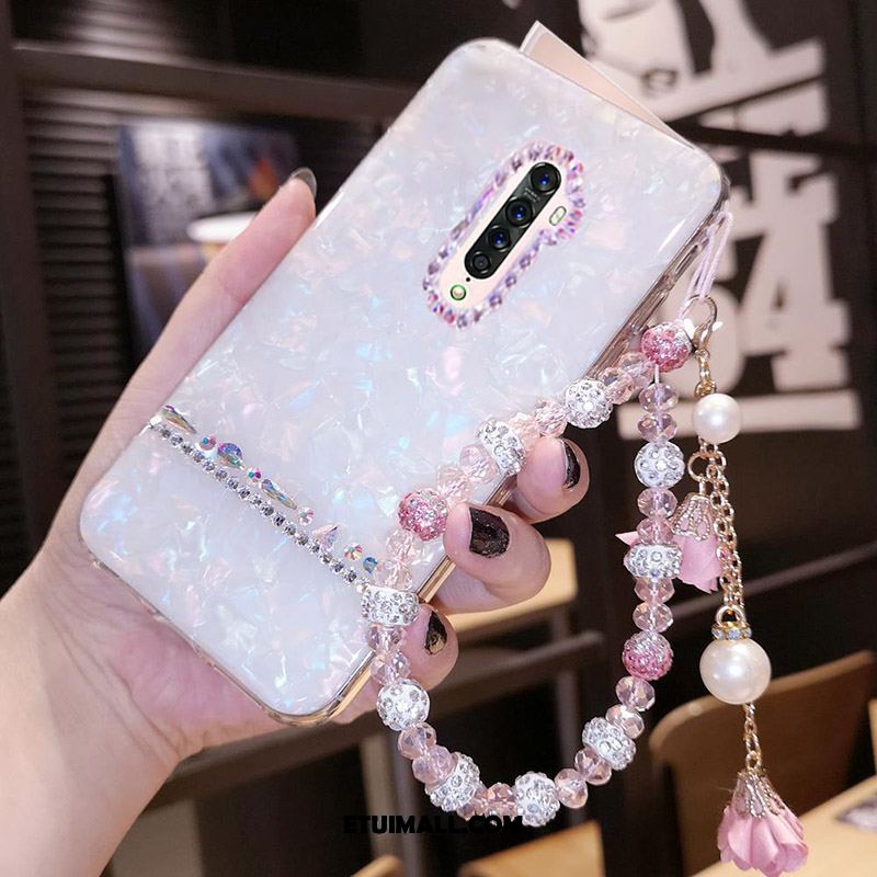 Etui Oppo Reno 2 Anti-fall Tendencja Wiszące Ozdoby Czerwony Netto Miękki Pokrowce Oferta