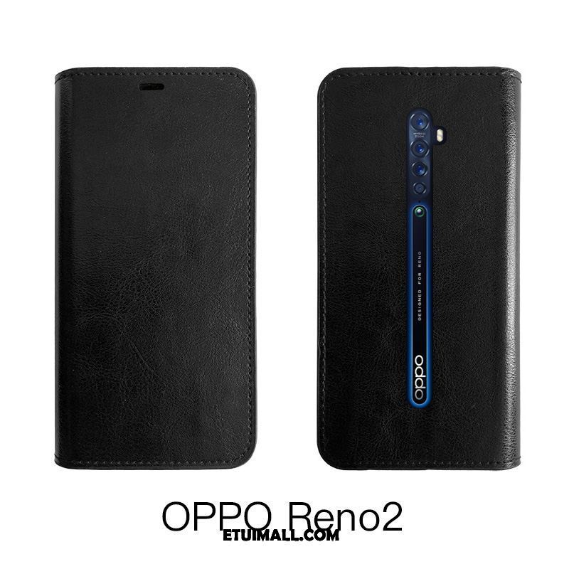 Etui Oppo Reno 2 Filmy Skórzany Futerał Bydło All Inclusive Prawdziwa Skóra Pokrowce Kup