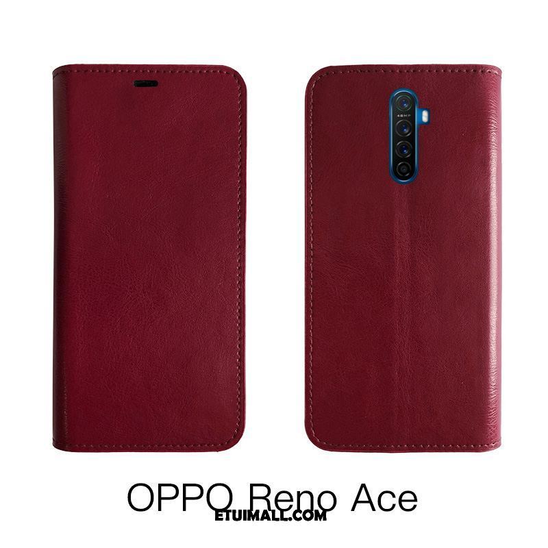 Etui Oppo Reno 2 Filmy Skórzany Futerał Bydło All Inclusive Prawdziwa Skóra Pokrowce Kup