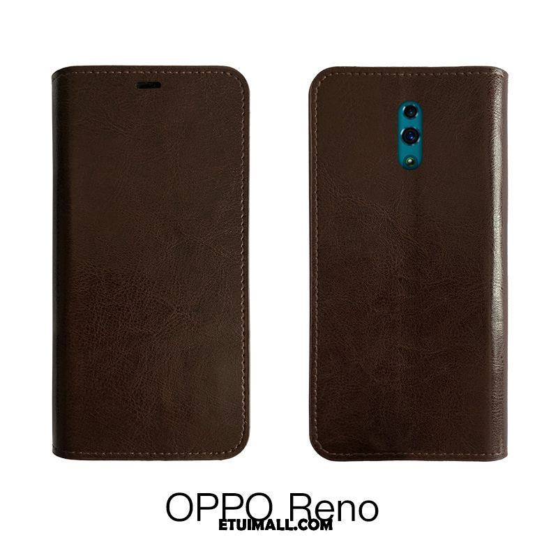 Etui Oppo Reno 2 Filmy Skórzany Futerał Bydło All Inclusive Prawdziwa Skóra Pokrowce Kup