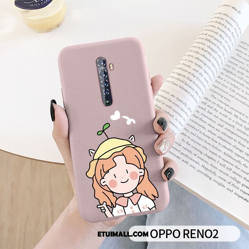 Etui Oppo Reno 2 Silikonowe Owoce Ochraniacz Anti-fall Zakochani Pokrowce Online