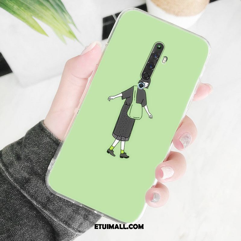 Etui Oppo Reno 2 Z Anti-fall Miękki Ładny Przezroczysty Modna Marka Pokrowce Tanie