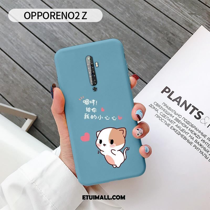 Etui Oppo Reno 2 Z Mały Miękki Biały Serce Kotek Obudowa Na Sprzedaż