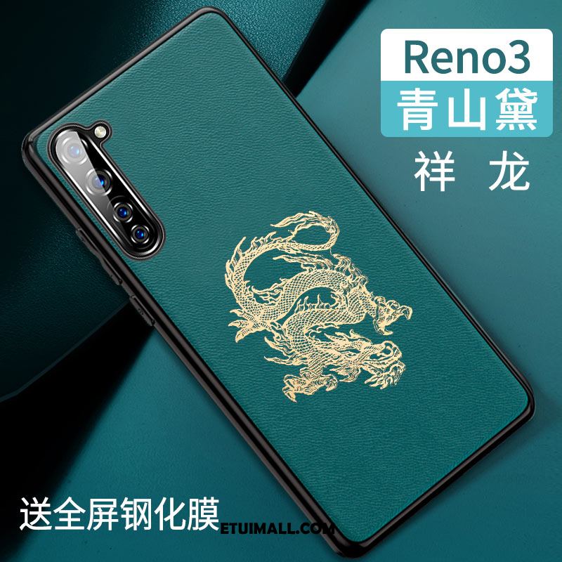 Etui Oppo Reno 3 Chiński Styl All Inclusive Silikonowe Osobowość Tendencja Pokrowce Tanie