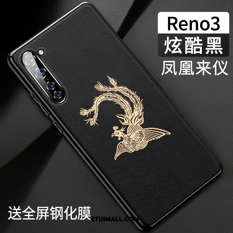 Etui Oppo Reno 3 Chiński Styl All Inclusive Silikonowe Osobowość Tendencja Pokrowce Tanie