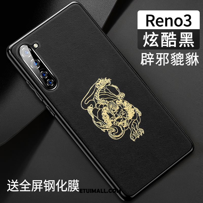 Etui Oppo Reno 3 Chiński Styl All Inclusive Silikonowe Osobowość Tendencja Pokrowce Tanie