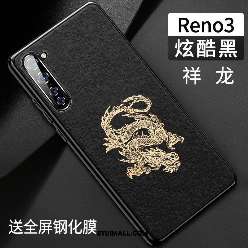 Etui Oppo Reno 3 Chiński Styl All Inclusive Silikonowe Osobowość Tendencja Pokrowce Tanie