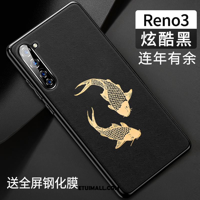 Etui Oppo Reno 3 Chiński Styl All Inclusive Silikonowe Osobowość Tendencja Pokrowce Tanie