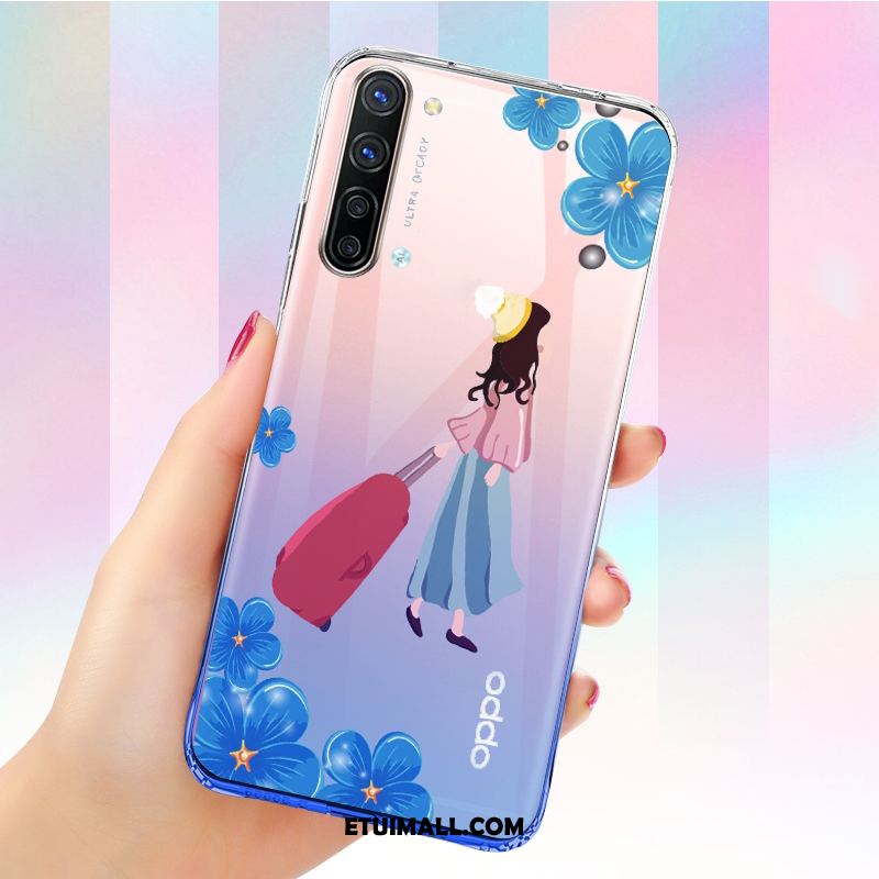 Etui Oppo Reno 3 Cienkie Przezroczysty Silikonowe Kreatywne Anti-fall Futerał Sprzedam