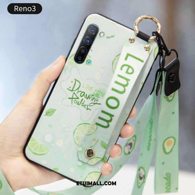 Etui Oppo Reno 3 Mały Tendencja Świeży All Inclusive Różowe Futerał Sklep