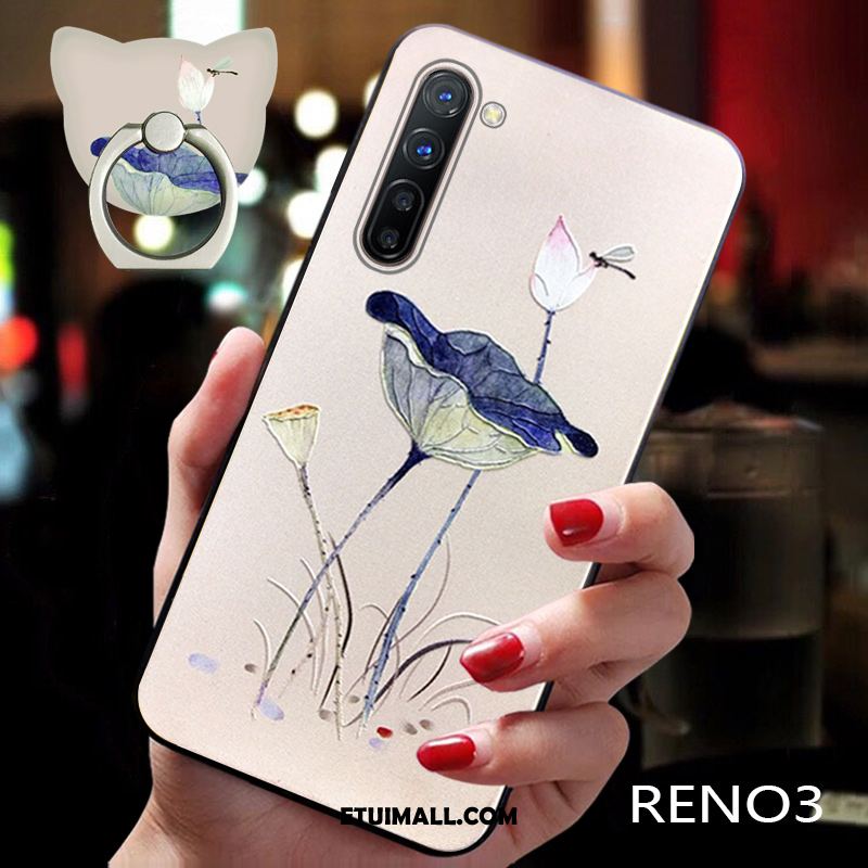 Etui Oppo Reno 3 Osobowość Chiński Styl Kreatywne Cienkie Silikonowe Obudowa Kup