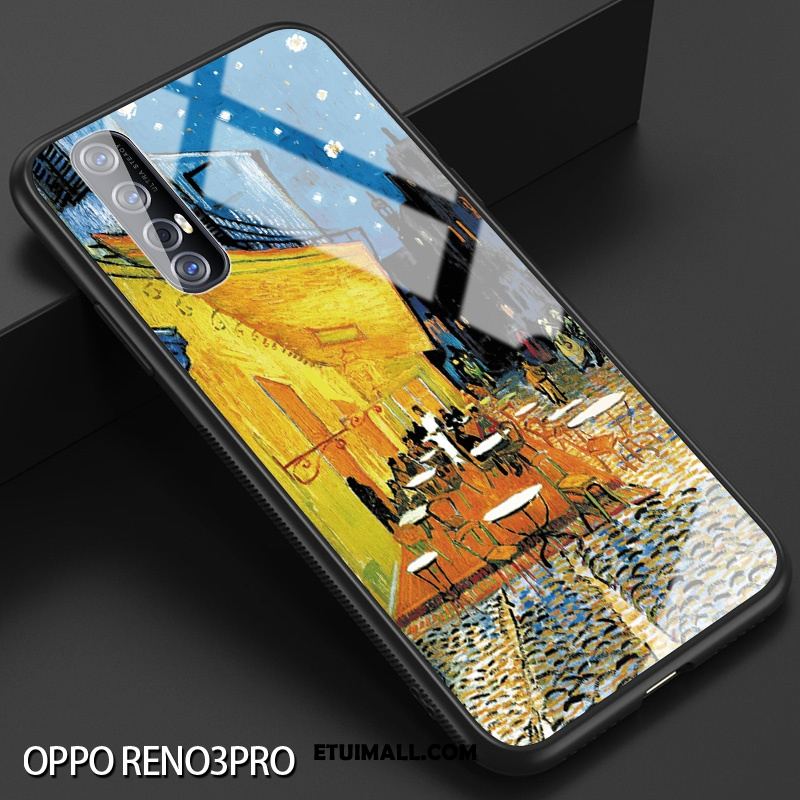 Etui Oppo Reno 3 Pro Ochraniacz Anti-fall Tendencja Telefon Komórkowy Szkło Obudowa Online