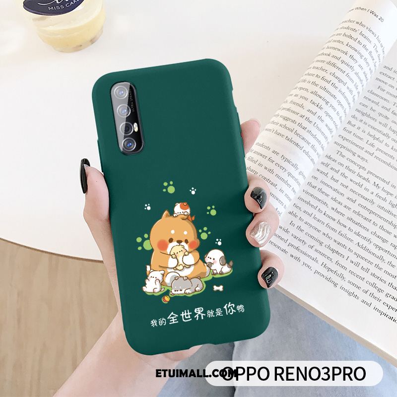 Etui Oppo Reno 3 Pro Osobowość Silikonowe Czerwony Netto Telefon Komórkowy Kreskówka Obudowa Dyskont