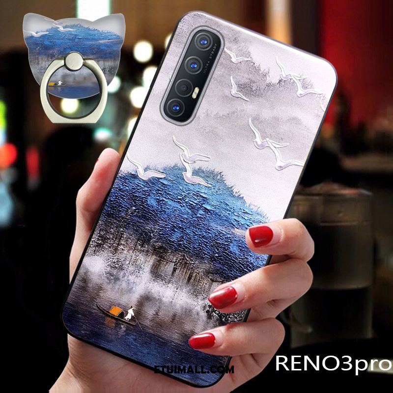 Etui Oppo Reno 3 Pro Silikonowe Wiszące Ozdoby Miękki All Inclusive Wiatr Pokrowce Oferta