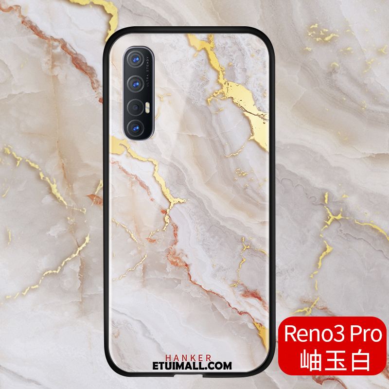 Etui Oppo Reno 3 Pro Sztuka Telefon Komórkowy Ochraniacz Luksusowy Szkło Pokrowce Sklep