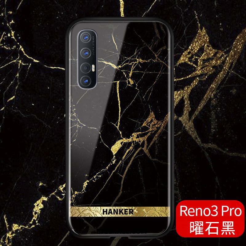 Etui Oppo Reno 3 Pro Sztuka Telefon Komórkowy Ochraniacz Luksusowy Szkło Pokrowce Sklep