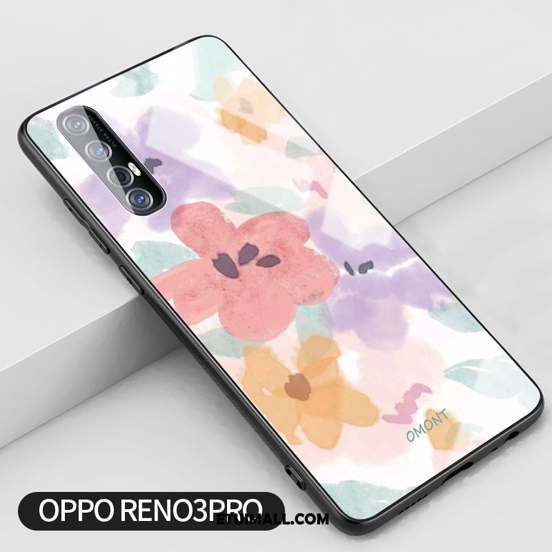 Etui Oppo Reno 3 Pro Trudno Silikonowe Świeży Anti-fall Niebieski Obudowa Tanie