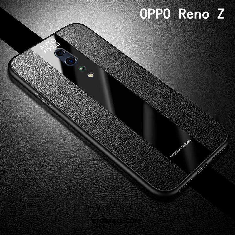 Etui Oppo Reno Z Anti-fall Szkło Hartowane Skórzany Futerał Cienkie Czerwony Pokrowce Sprzedam