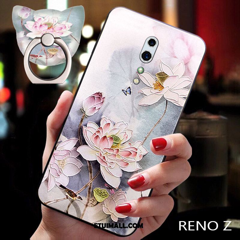 Etui Oppo Reno Z Chiński Styl Miękki Anti-fall Miesiąc Modna Marka Obudowa Na Sprzedaż