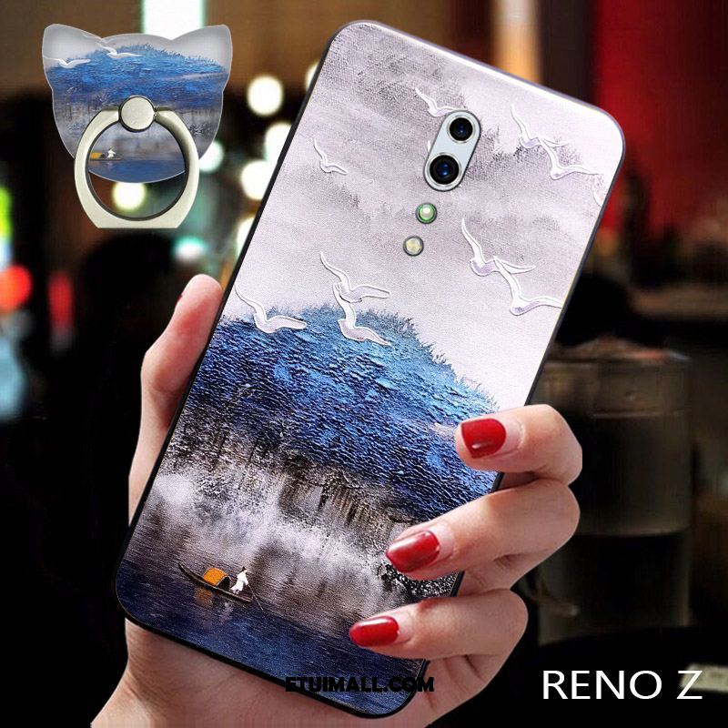 Etui Oppo Reno Z Chiński Styl Miękki Anti-fall Miesiąc Modna Marka Obudowa Na Sprzedaż