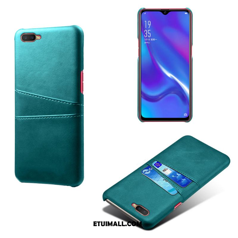 Etui Oppo Rx17 Neo Ochraniacz Jakość Anti-fall Skóra Zielony Futerał Kup