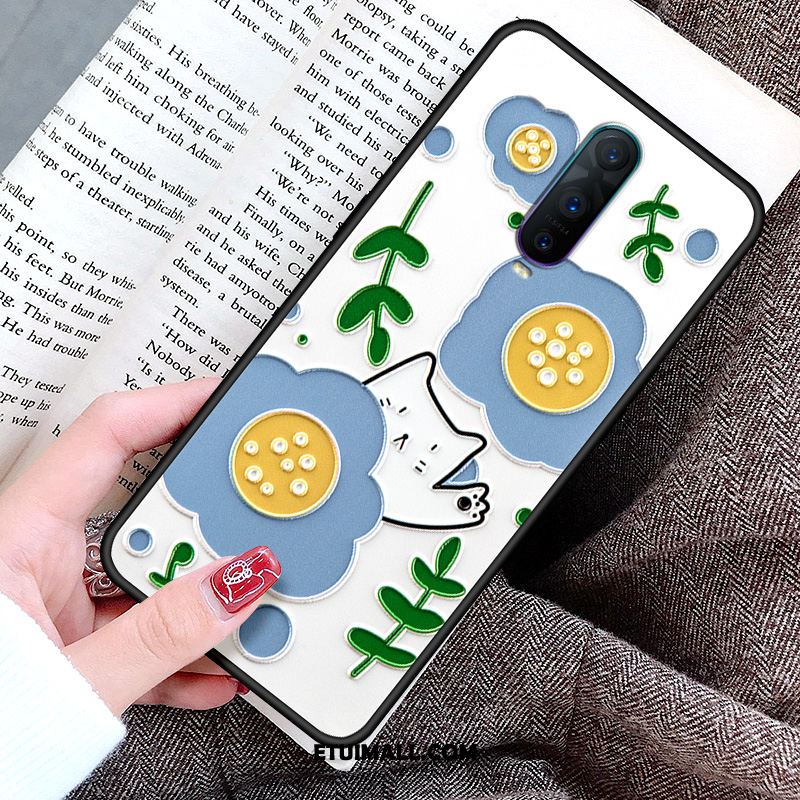 Etui Oppo Rx17 Pro Ochraniacz Kolor Kotek Relief Miękki Pokrowce Sklep