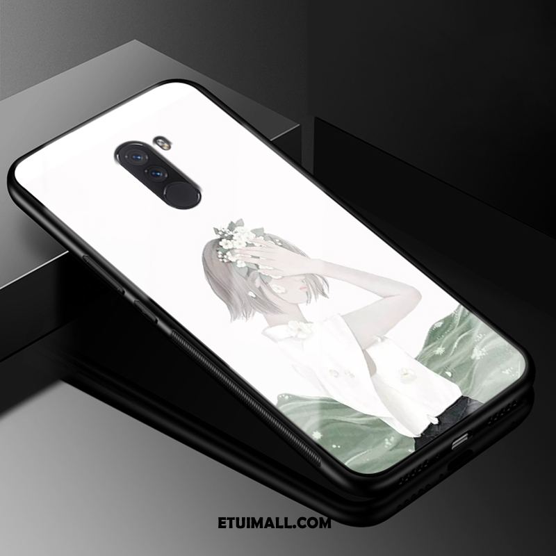 Etui Pocophone F1 Proste Ochraniacz Biały Telefon Komórkowy Anti-fall Pokrowce Na Sprzedaż