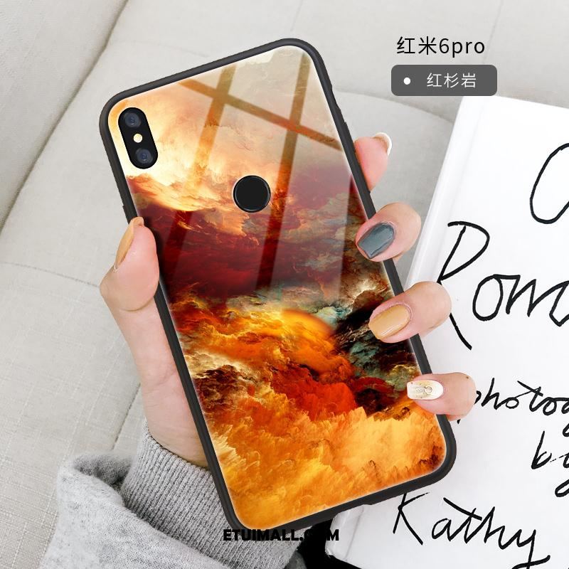 Etui Redmi Note 6 Pro All Inclusive Wysoki Koniec Czerwony Miękki Proste Futerał Online