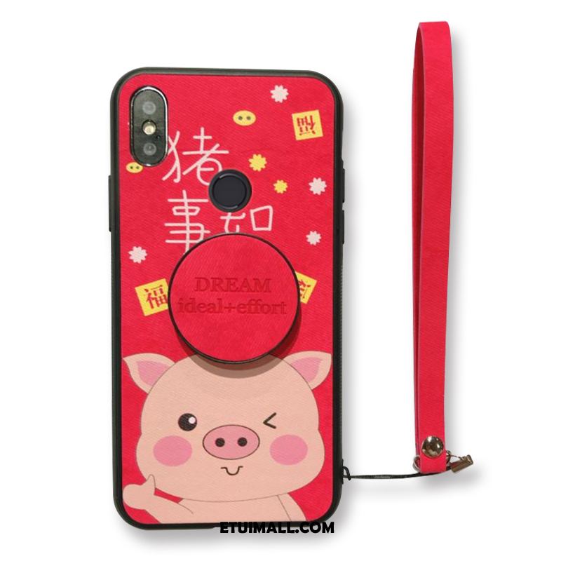 Etui Redmi Note 6 Pro Czerwony Złoto All Inclusive Miękki Mały Futerał Sprzedam