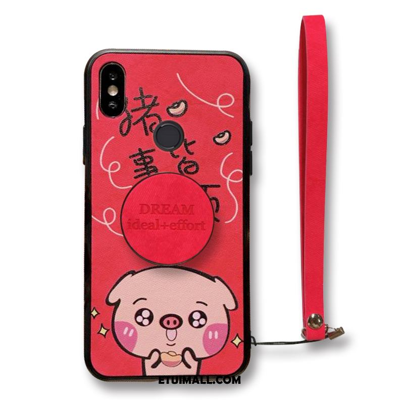 Etui Redmi Note 6 Pro Czerwony Złoto All Inclusive Miękki Mały Futerał Sprzedam