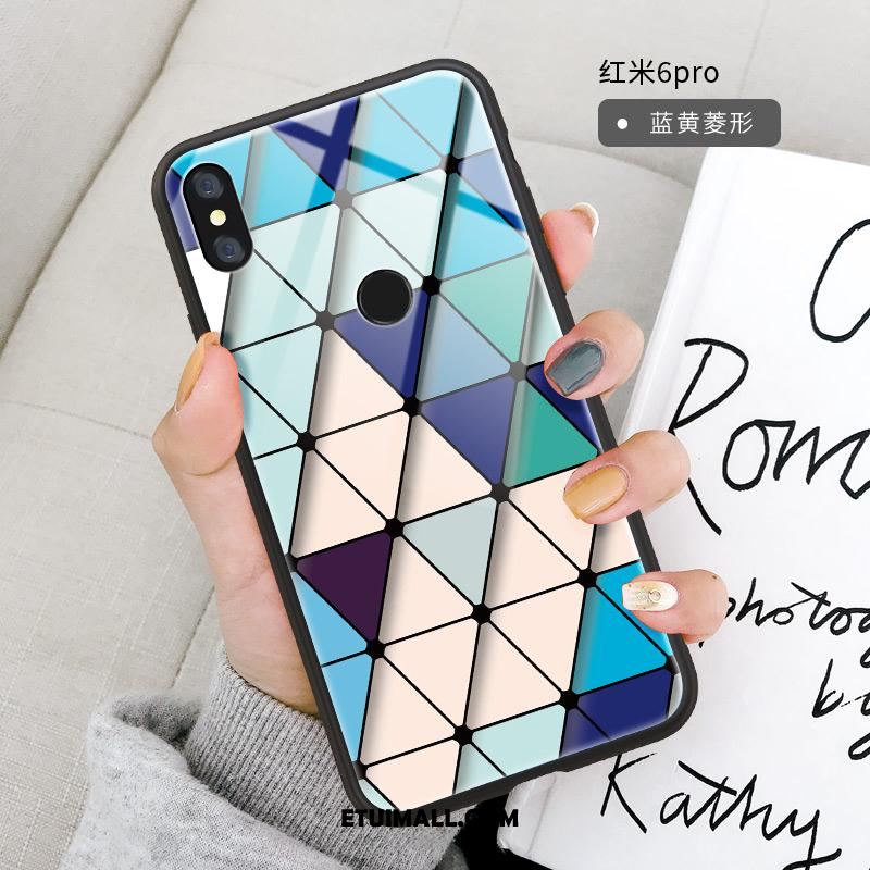 Etui Redmi Note 6 Pro Kreskówka Anti-fall Czerwony Lustro All Inclusive Pokrowce Tanie