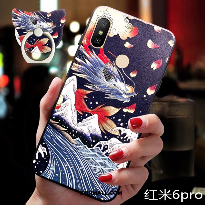 Etui Redmi Note 6 Pro Modna Marka Silikonowe Ochraniacz Niebieski Czerwony Futerał Kup