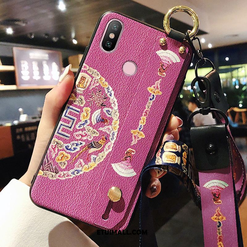 Etui Redmi Note 7 Anti-fall Ochraniacz Purpurowy Silikonowe All Inclusive Obudowa Sprzedam