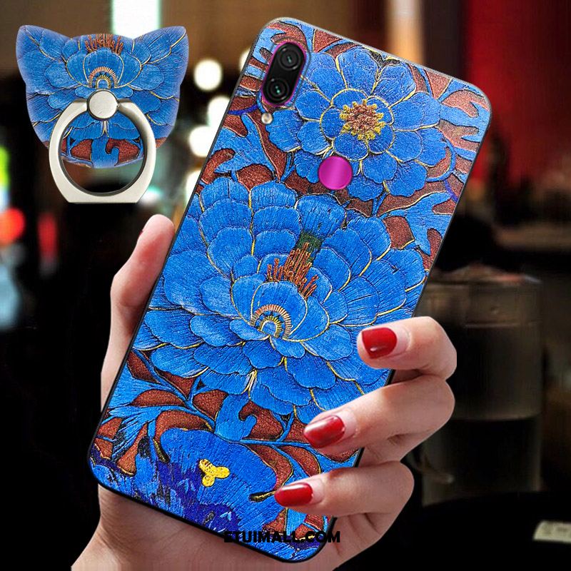 Etui Redmi Note 7 Mały All Inclusive Ochraniacz Chiński Styl Niebieski Pokrowce Dyskont