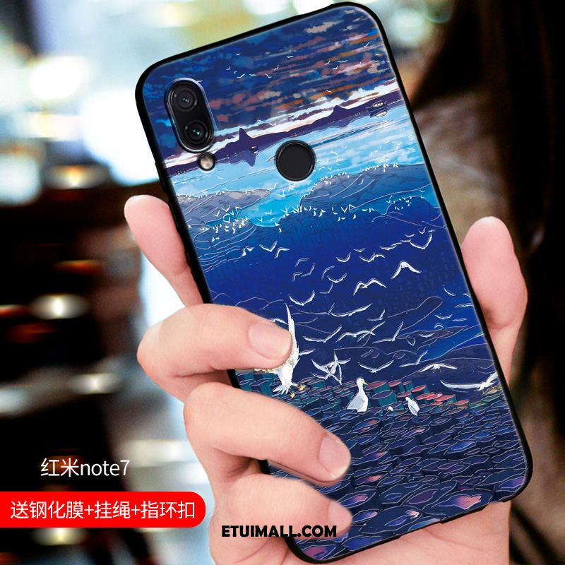 Etui Redmi Note 7 Telefon Komórkowy Czerwony Zielony Silikonowe Kreatywne Pokrowce Tanie