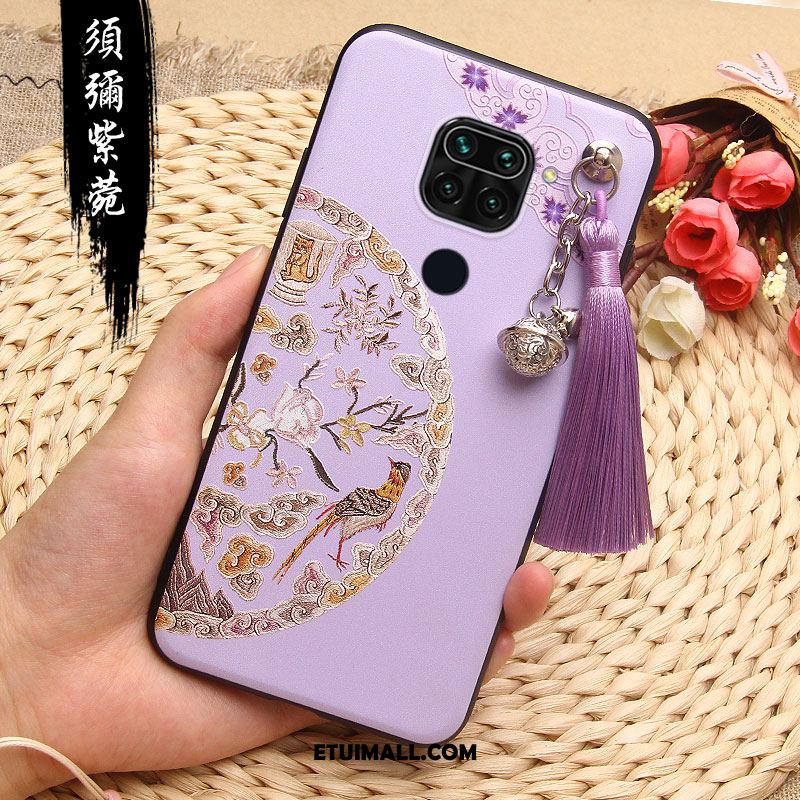 Etui Redmi Note 9 Z Frędzlami All Inclusive Relief Telefon Komórkowy Purpurowy Pokrowce Tanie