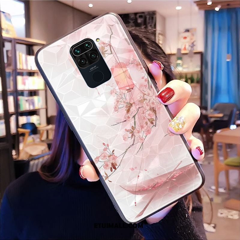 Etui Redmi Note 9 Zielony Sztuka Mały Czerwony Wzór Obudowa Sprzedam