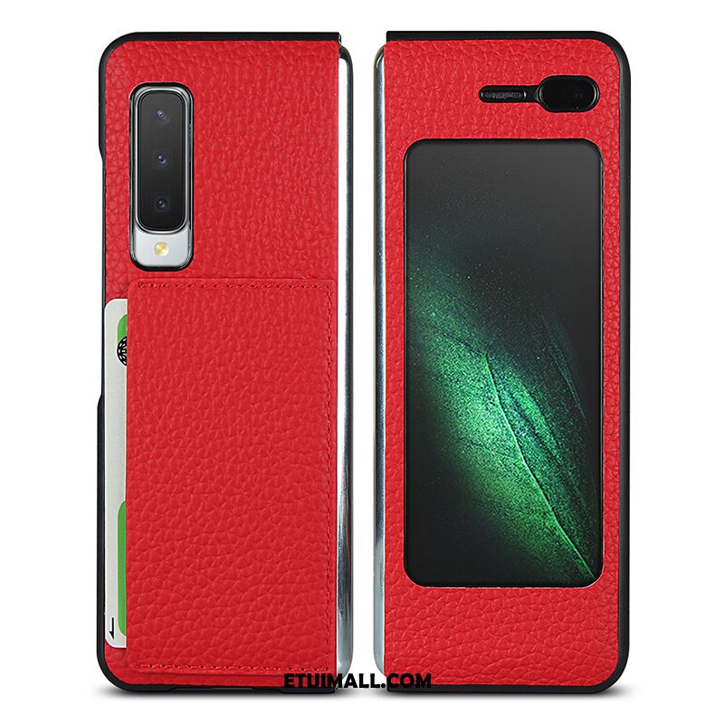 Etui Samsung Fold Wzór Ochraniacz Biznes Ciemno Niebieski All Inclusive Futerał Tanie