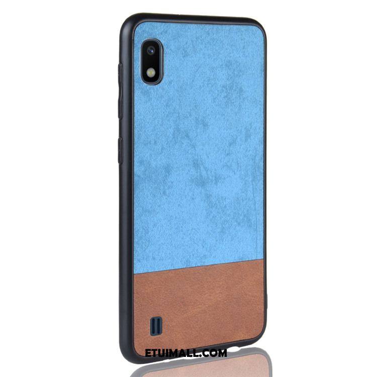 Etui Samsung Galaxy A10 Niebieski Ochraniacz Telefon Komórkowy All Inclusive Denim Futerał Sklep