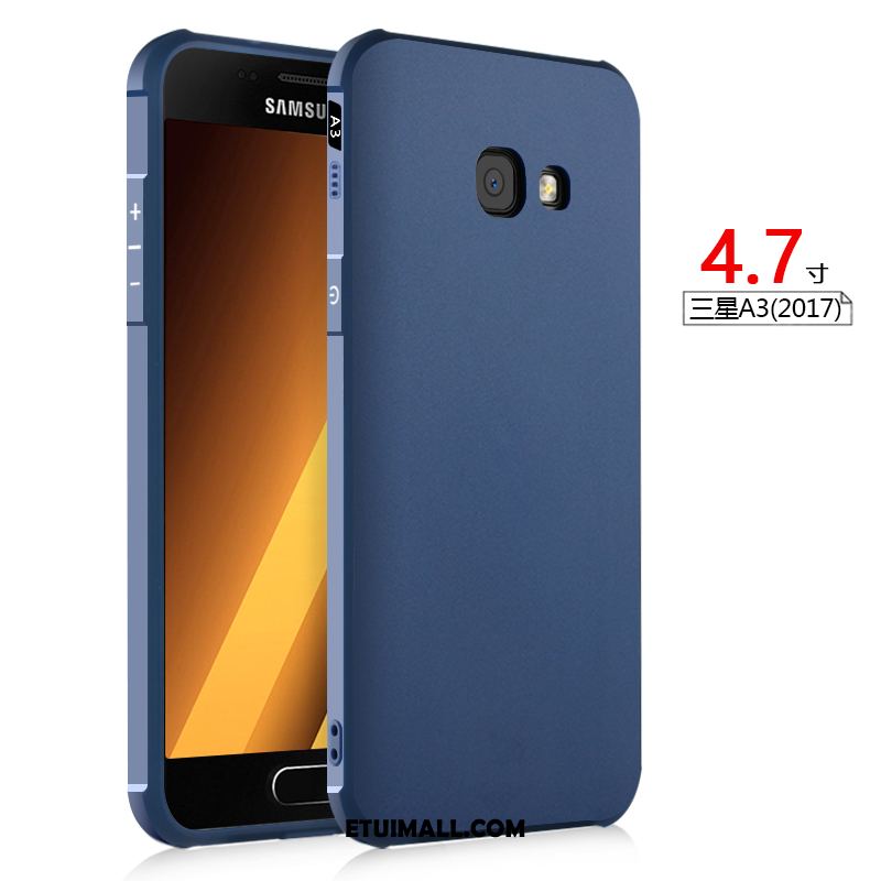 Etui Samsung Galaxy A3 2017 Ochraniacz Telefon Komórkowy Gwiazda Niebieski Miękki Pokrowce Dyskont