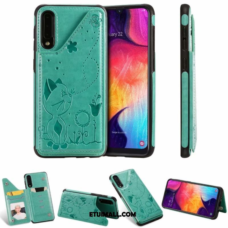 Etui Samsung Galaxy A30s Telefon Komórkowy Szary Gwiazda Anti-fall Kotek Pokrowce Sprzedam