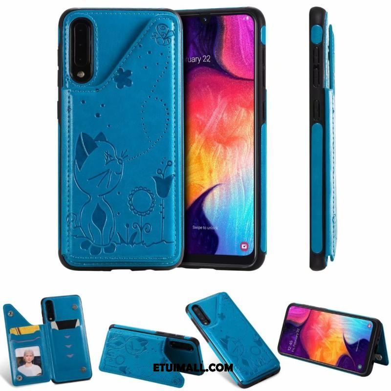 Etui Samsung Galaxy A30s Telefon Komórkowy Szary Gwiazda Anti-fall Kotek Pokrowce Sprzedam