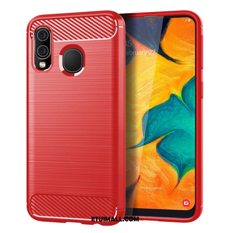 Etui Samsung Galaxy A40 Gwiazda Jedwab Miękki Silikonowe Niebieski Pokrowce Kup