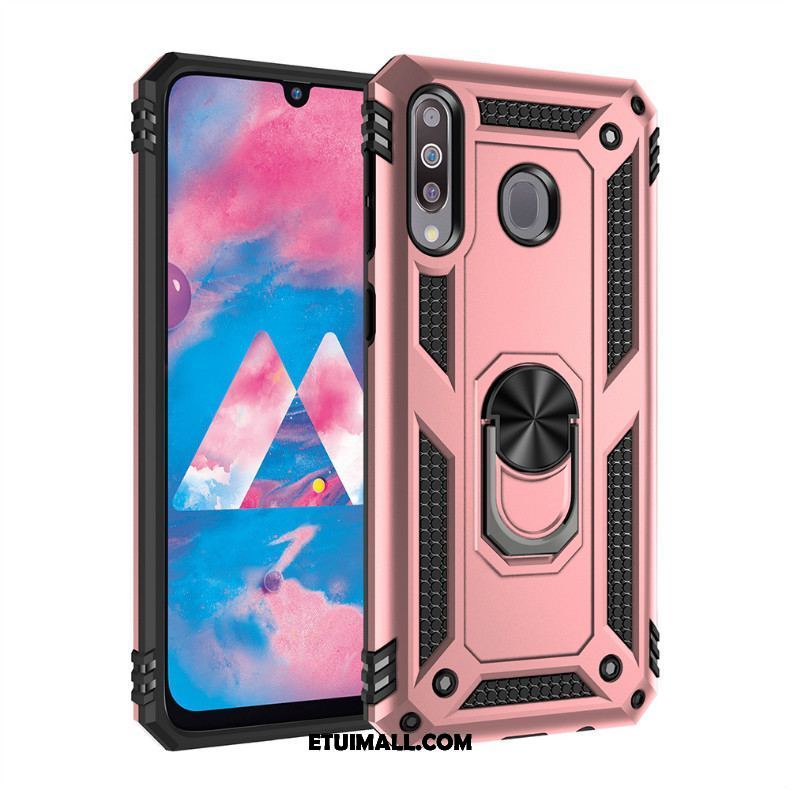 Etui Samsung Galaxy A40s Srebro Magnetyzm Trudno Wspornik Gwiazda Futerał Dyskont