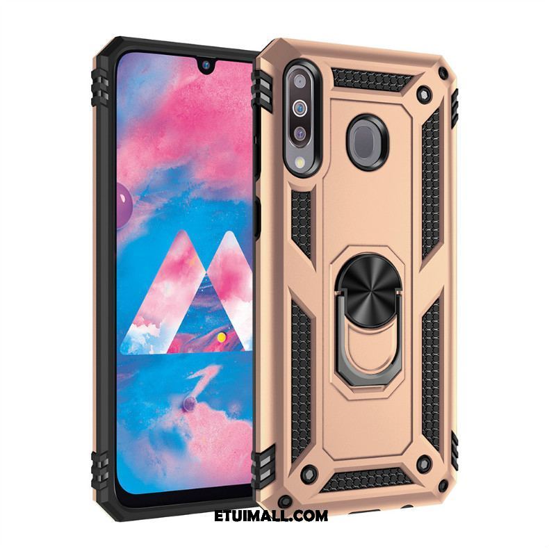 Etui Samsung Galaxy A40s Srebro Magnetyzm Trudno Wspornik Gwiazda Futerał Dyskont